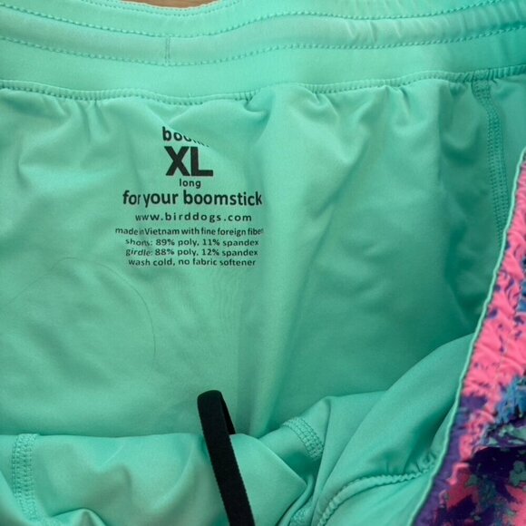 Birddogs Boomstick Men’s XL Colorful 90s Style Graffiti Paint Athletic Short - Picture 8 of 9